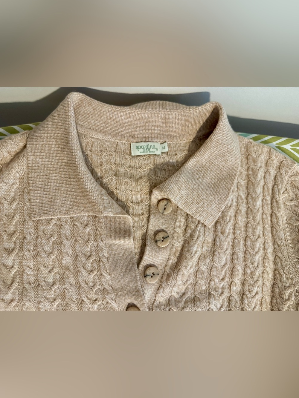 Spartina 449 Toni Cardigan Oat - Picture 5 of 7